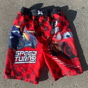 Boys Cars swim trunks
